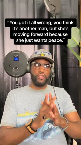 You got it all wrong; you think it’s another man, but she’s moving forward because she just wants peace. Tag someone that needs this message!  #Love #Relationship #MentalHealth #therapy #healing 