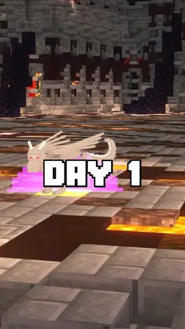 100 Days As Cursed Dragon In Hardcore Minecraft #shorts