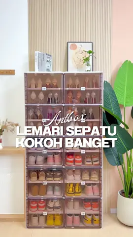 Lemari sepatu yang sangat kokoh banget #antbox