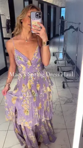 @Macy’s has every dress you need this spring for all events and occasions 🌸 #springdresstrends #macysstylecrew #iworkatmacys #fyp #tryon #dresshaul #haul #macys #dresses 