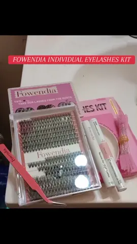 My first time applying my own lashes and this kit is beginner friendly. #fowendia #fowendialashes #fowendiabeauty #fyp #trending @fowendiaalex 
