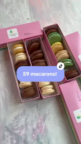Last weekend I made more than 60 macarons! Now taking a long break! #macarons #Ramadan2024 #bakerylife #satisfyingvideos 