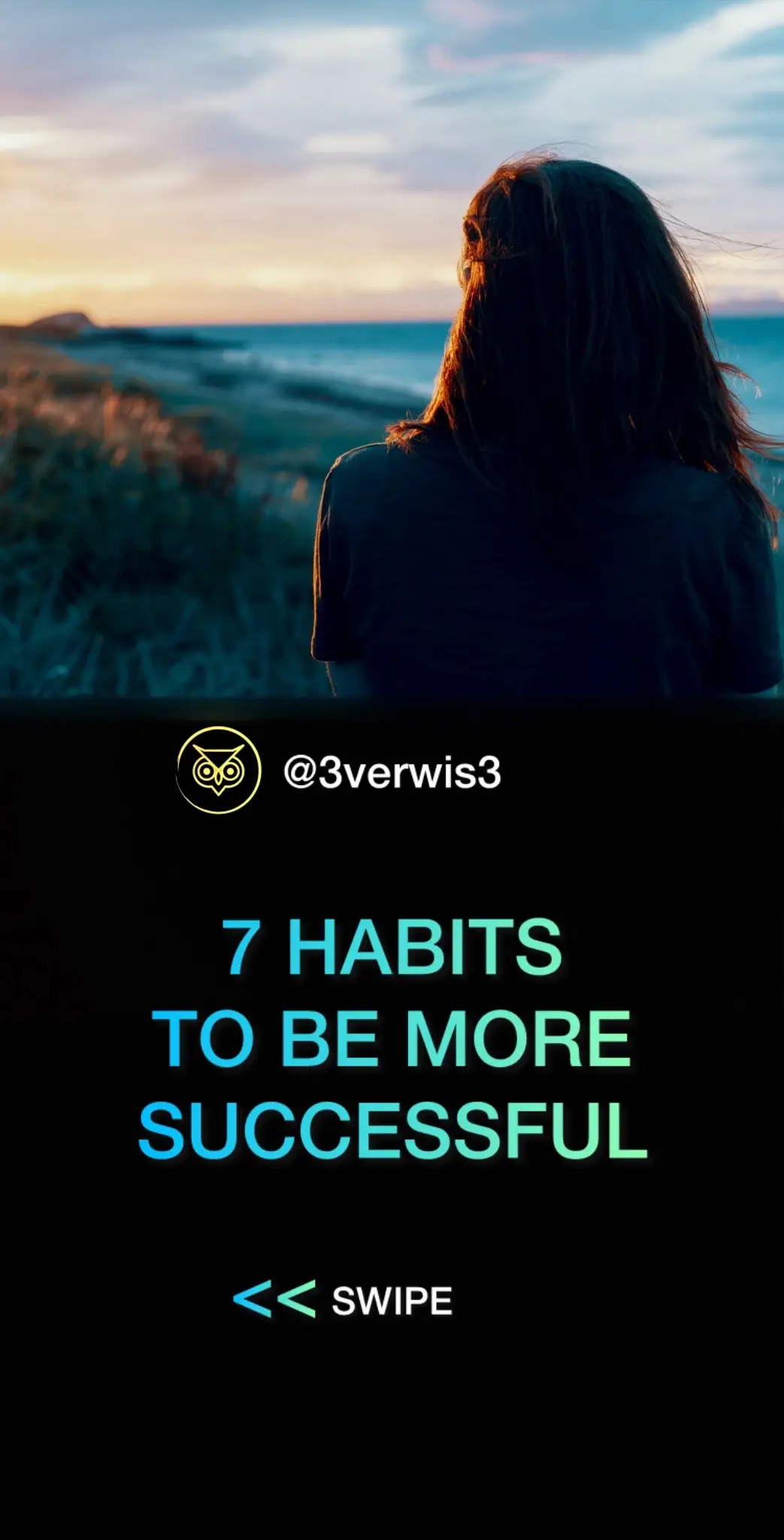 7 Habits to Be More Successful in Life ✨ Developing good habits is crucial for success in life as they help create structure, discipline, and consistency. By establishing positive habits, we can increase our productivity, achieve our goals, and maintain a healthy work-life balance. Developing healthy habits also leads to personal growth, improved self-discipline, and overall success in various aspects of life. It’s important to recognize the power of good habits in shaping our daily routine and ultimately determining our level of success and fulfillment. #success #habits #life #tips #inspiration 