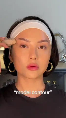 “Model contour”? Let’s try it! All the products I used are available at @sephora! @Fenty Beauty Matchstix, @Tower 28 Beauty Concealer and @ONE SIZE BEAUTY Ultra Pink Setting Powder ❤️ #ad #SephoraSquad #trendingmakeup #modelcontour #makeuptips 
