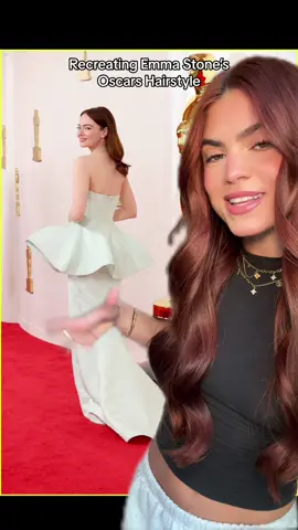 Recreating Emma Stone’s Oscars hairstyle using my fav brushes🫶🏼 @Tangle Teezer US #TangleTeezer #hairstyle #hairtutorial