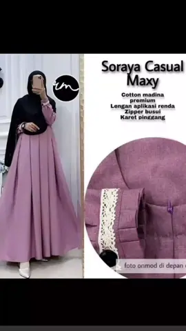 gamis muslim jumbo katun madina soraya maxi dres katun wanita terbaru #gamismuslimah #gamiskatun #gamisterbaru #fyp 