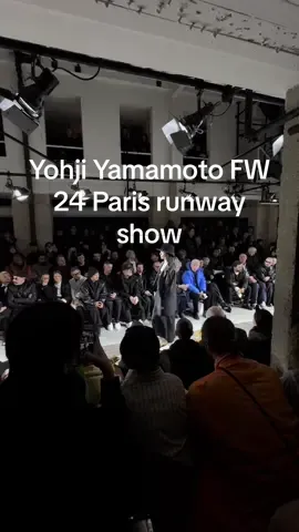 Yohji Yamamoto Menswear Fall Winter 2024 runway show in Paris #Runway #fashion #yohjiyamamoto #parisfashionweek #paris #Lifestyle 