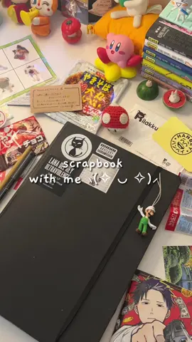scrapbook with me !!! ( It's been so long since I've done that and I love it <(˶ᵔᵕᵔ˶)> ) #Vlog #toro #toroinoue #journal #scrapbook #scrapbooking #journalwithme #paper #craft #draw #artist 