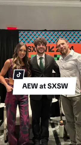 SXSW 🤝 AEW  #sxsw2024 #sxsw #aew @AllEliteWrestling @SXSW #bryandanielson #danielbryan #tonykhan #dmd 