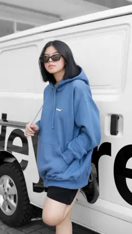 Heyfreak Hoodie Basic Logo Dusty Blue🔥