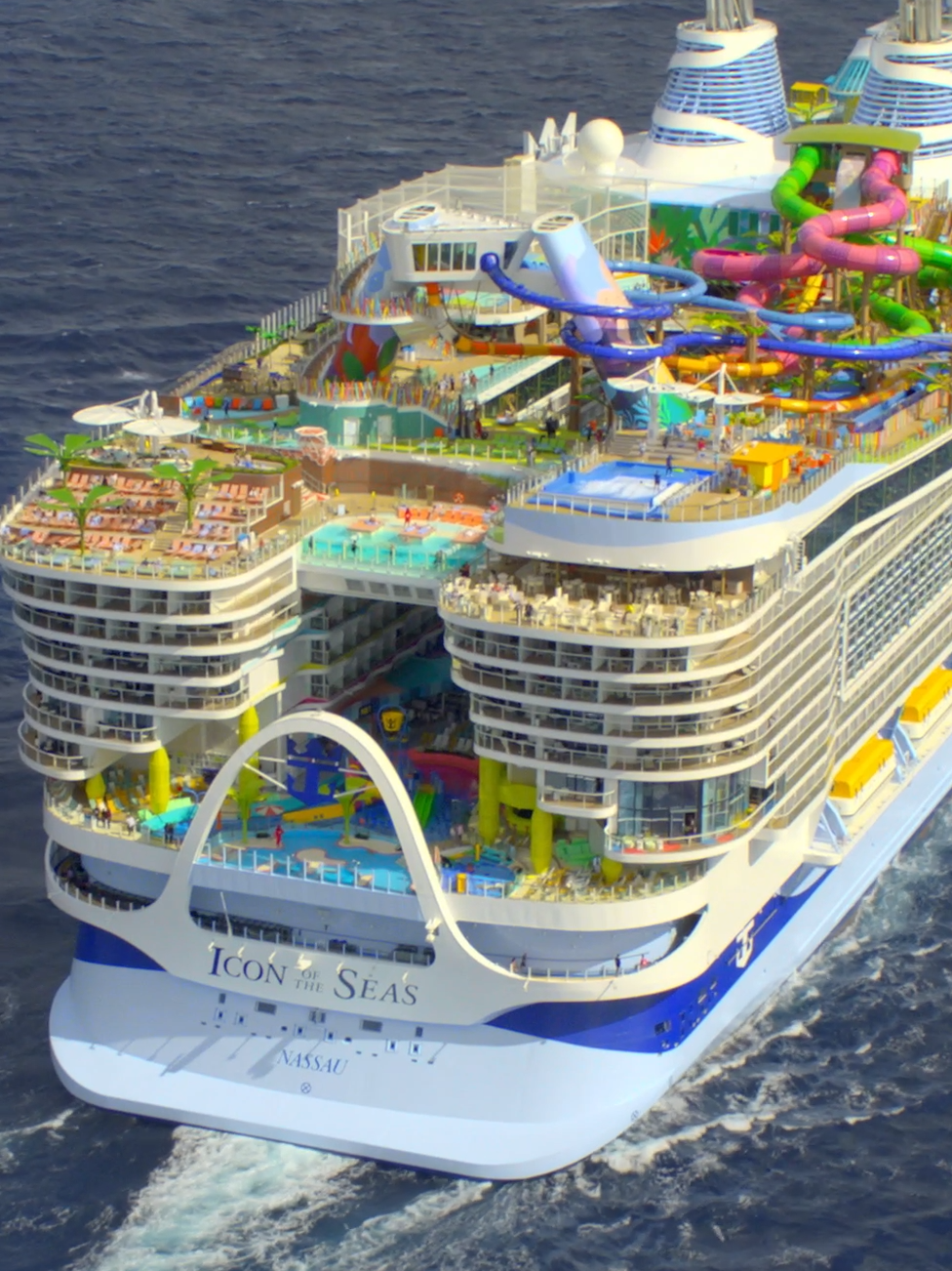 We’re eating it up from every angle 😍 #RoyalCaribbean #IconoftheSeas #Cruise #Vacation #Travel #Views