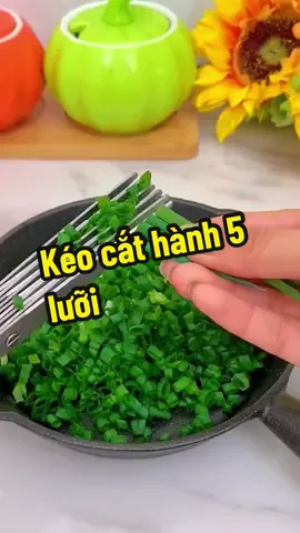 Kéo cắt hành 5 lưỡi đa năng #xuhuong #dogiadungtienich #dodungtienich 