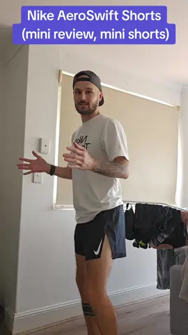 Just got myself a pair of Nike AeroSwift 4 inch shorts. I feel a bit exposed 😅 I'm still going to wear them haha #Running #run #Nike #aeroswift #nikeaeroswift #runningshorts #training #trainingkit 