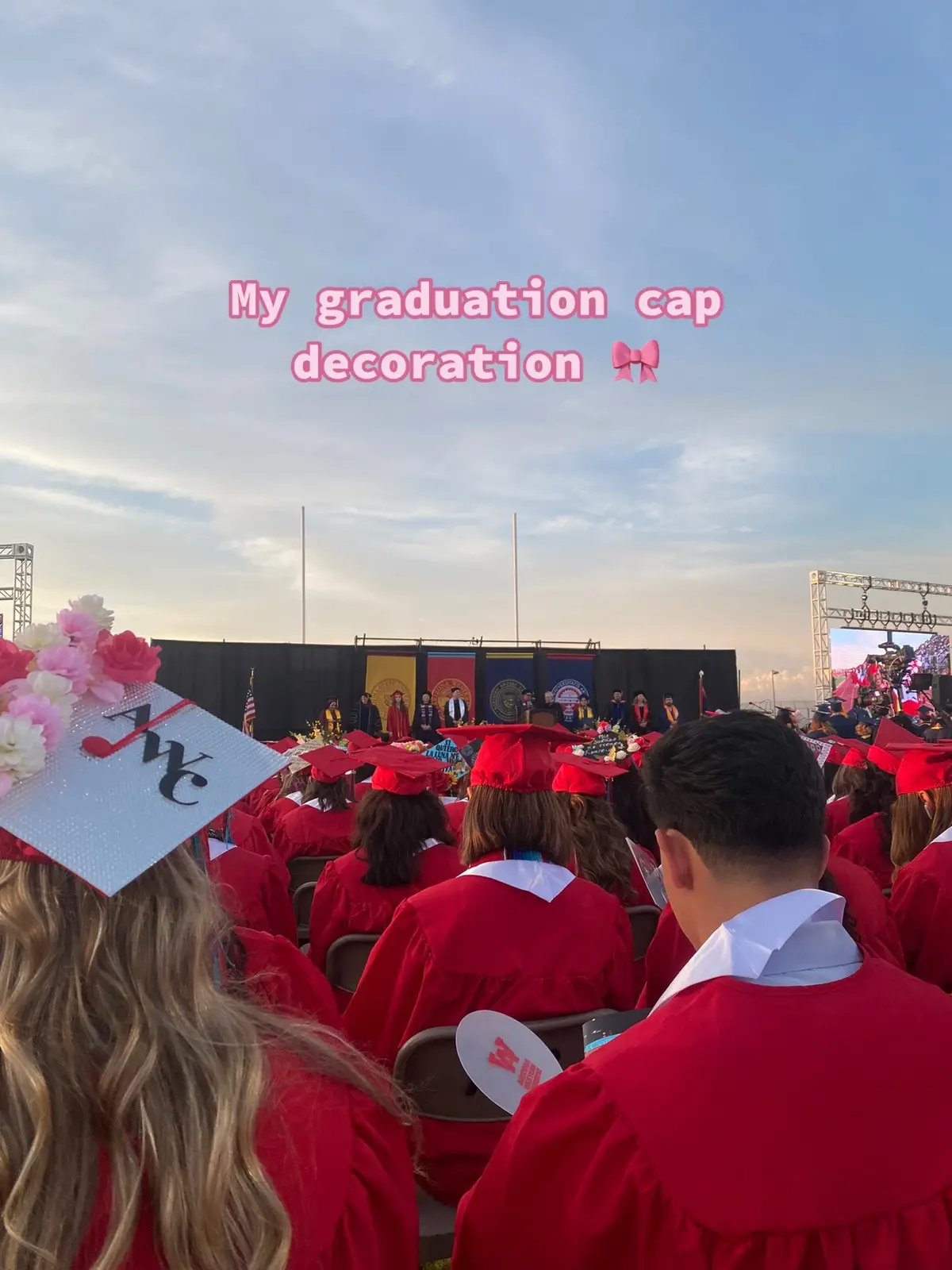 My hello kitty graduation cap that I never got to post 💕 my decoration did take longer to make than I expected 😅#hellokittylover #hellokitty #graduationcapideas #capdecorating #2023graduate #classof2023 