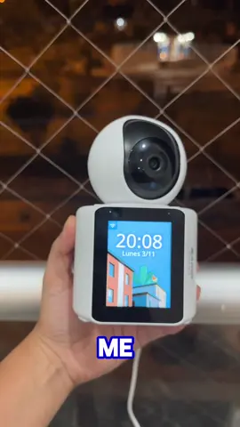 Cámara de seguirdad con pantalla led para viodellamadas #tiktokmehizocomprarlo #seguridad #productos #camara #viral 