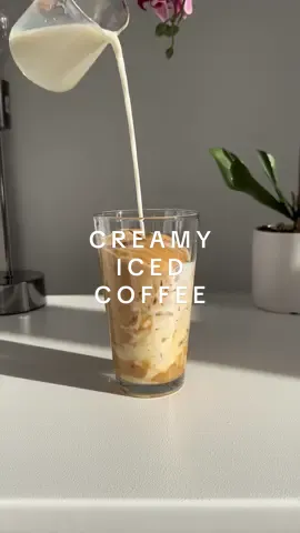 I make this probably every single day lol☕️ #icedcoffee #asmr #aestheticcoffee #asmrsounds #satisfying #icedcoffeerecipe #coffeetok 