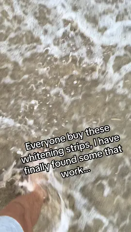 Finally some that actually work on teeth stains for a lasting period not for just 2 days #white #teeth #whiteteeth #whitening #fyp #strips #removestains 