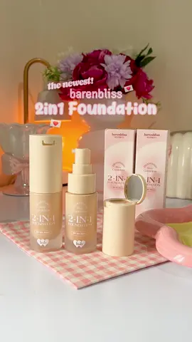 Lucu banget 2in1 foundienya BNB😭💗 #foundation #2in1foundation #rekomendasifoundation #foundie #cutemakeup #BeautyTok #fyp 