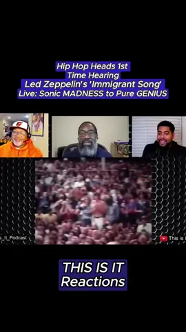 Hip Hop Heads 1st Time Hearing Led Zeppelin's 'Immigrant Song' Live: Sonic MADNESS to Pure GENIUS #ImmigrantSong #LedZeppelin #music  #reaction  #tiktokreaction  #musicreaction  #fypシ
