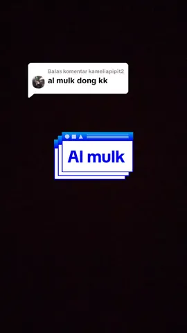 Membalas @kameliapipit2 Afwan suaranya lagi serak🙏🏻 بَلِّغُوا عَنِّى وَلَوْ آيَة “Sampaikanlah dariku walau hanya satu ayat.” (HR. Bukhari) Jangan lupa amalkan sebelum tidur baca surah Al-Mulk ya sahabat fillah 😊. #RamadanMubarak #almulk #almulksebelumtidur #ngajiyuk  