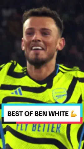 Warrior. Fighter. Winner. The best of Ben White in an Arsenal shirt so far 💪 #Arsenal #BenWhite #PremierLeague #PL 
