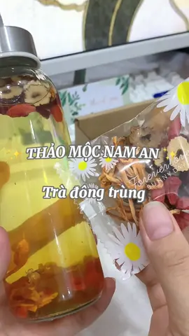 Trà đông trùng chăm sóc sữa khoẻ từ bên trong, đẹp da ✨ #makeup #review #thaomocnaman #tradongtrunghathao #skincare 