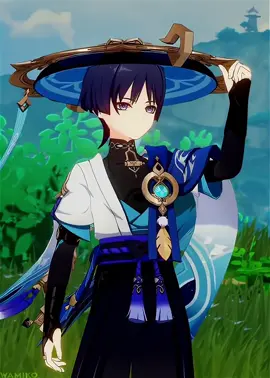 HIS VOICE!? #GenshinImpact #fypシ #wanderer #wandereredit #scara #scaramoucheedit 