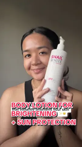 What's not to love about the Body Booster SPF 30+/PA+++? 💗 It brightens, hydrates, and protects PLUS it's non-sticky, so the summer heat won't get to you 😉 #snailwhitephils #skincare #skintok #sunscreen 