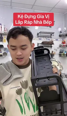 Kệ Đựng Gia Vị Lắp Ráp Nhà Bếp#tiemgiadunglion #kedunggiavitrongnhabep #dogiadung #xuhuongtiktok 