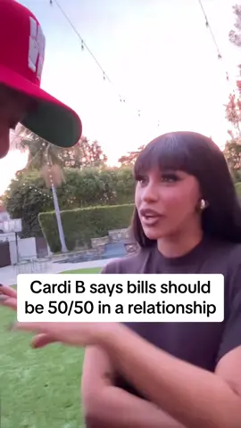 #CardiB says bills should be 50/50 in a relationship. Thoughts??