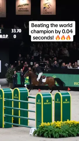 Unbelievable!!! 🔥 What a thriller! Local hero Willem Greve gallops spectacularly on Highway to victory in the Rolex Grand Prix at The Dutch Masters! 🤩 #willemgreve #highwaytnnop #rolex #rolexgrandprix #rolexgrandslam #win #winnerwinnermoment #winnerwinnerchickendinner #sieg #showjumping #springreiten #stallion #showjumpinghorse #champions #horses #horsesoftiktok #horsepower #horselove @The Dutch Masters @Rolex Grand Slam 