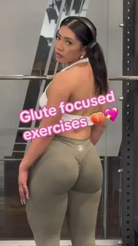 Save these glute focused exercises 🍑✨#gym #lunges #glutesworkout #gymmotivation #fyp 