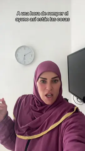 A una hora de romper el ayuno en #Ramadan2024 con la familia y los invitados #family