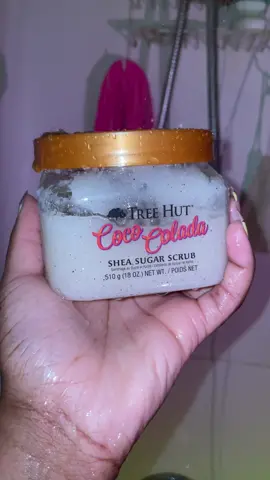 Coconut Shower Routine! My scrub is almost gone!  #bodycareproducts #cococoladatreehut #treehutcococoladashowergel #treehutscrub #bodycareroutine #showertoutine #hygineroutine 