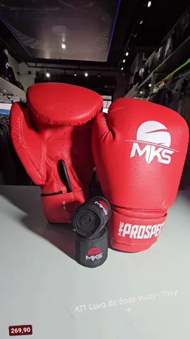 KIT LUVA DE BOXE MUAY-THAY + BANDAGEM  269,90 Disponível nas cores: Vermelho, Preto e Prata. #luta #boxe #diadema #mks #vilanogueiradiadema #treino 