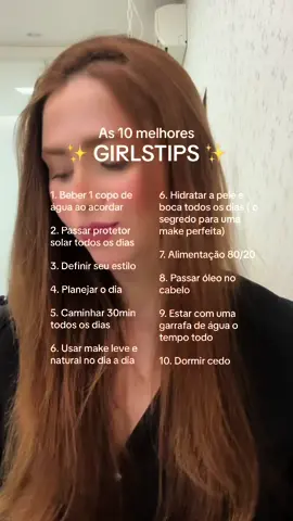 Comenta um 💗 se você concorda #girls #tips #girlstips #rotinasaudavel #habitossaudaveis #minhamelhorversao #melhorversão 
