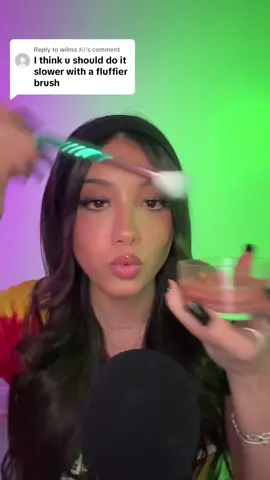 Replying to @wilma ﾒ𝟶 I need to get a fan brush like @Safe Space ASMR uses #asmr #bronzingpearls 