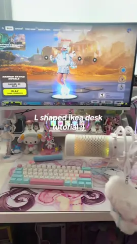 im so addicted to this song LOL i tried to be as helpful as possible in this video but again ask away if u have any questions :3 also sneak peak of my new shelves in this vid im so excited to fill them up HEHE HAPPY FRIDAY LOVELIES #lshapeddesk #ikeadesk #ikea #GamingSetup #pinkgamingsetup #egirl #aesthetic #kawaii #cutecore #kawaiibedroom #kawaiigamingsetup #tutorial #sanrio #animefigures #sylveon #pokedance #leelah #fortnite #gaming #gamingdesksetup #desksetup #pinkgamingsetup #GamerGirl #girlgamer #gamingpc #gamingsetuptour #gamingsetups #gamingsetupideas #pinkgamingaesthetic ignore atrocious tags 