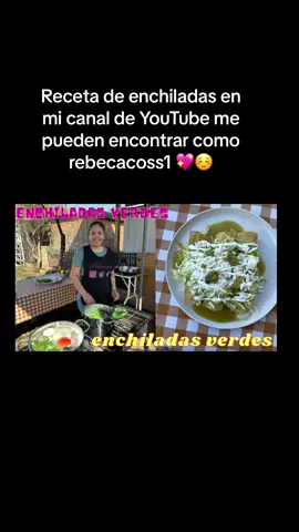 Receta de enchiladas verdes 