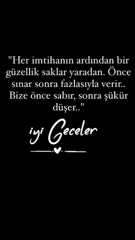 Olursa kader deriz, 🕊🕊 olmazsa imtihan. 🤲♥️ İyi Geceler ☘️🌟🌟🌟☘️ #geceyebirsözbırak #huzur #huzurislamda #anlamlısözler #anlamlıvideolar #keşfet #viralvideo 