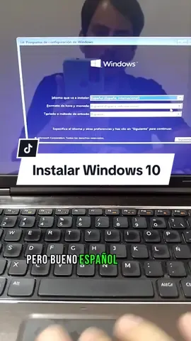 Instalación de Windows 10 al nuevo disco duro #windows10 #laptop #ssd #instalarwindows #tecnologia 