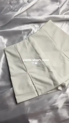 finally got this trending palda short in white! 🤍✨ —ganda talaga🫶🏻 #paldashorts #paldashort #skort #fyp #highwaistskirt #skirtwithslit #foryou #fypシ 