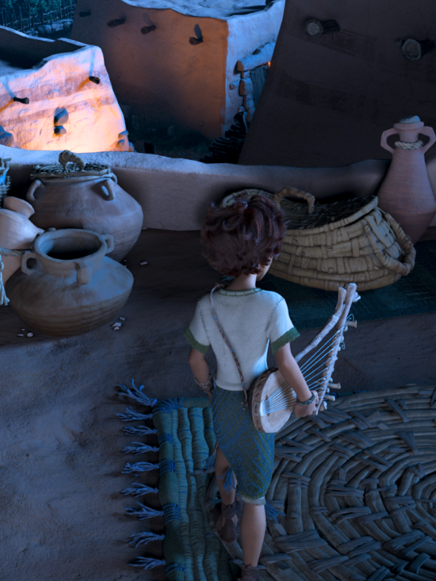 Have you had a chance to listen to “Rhythm of Grace” yet? Sing along in the newest episode of Young DAVID, WORSHIPER! Link in bio. #thedavidmovie #davidepisode #DAVID  #worshiper #YoungDAVID #JonasMyrin #brotherandsister #digitalart #animatedshort #animatedmusic #holdnothingback #davidshorts