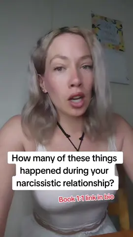 How many of these things happened during your narcissistic relationship? #narcissist #npd #narctok #narctokadvice #narcissisticabuse #narcissisticrelationship #narcaware #covertnarcissist #narcissistbehavior #narc 