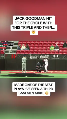 That play at the end was crazy #collegebaseball #ncaabaseball #youthprospects #baseball #littleleague #MLB #ncaa #wow #fyp 