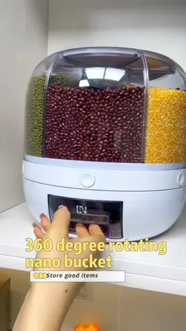 Check out Rotating Rice Bucket Household Compartment Grain Flour Storage Tank 20 Jin Insect-Proof Moisture-Proof Sealed Box😍 #rotatingriceandgraindispenser #rotatingricebucket #rotatingricestorage 