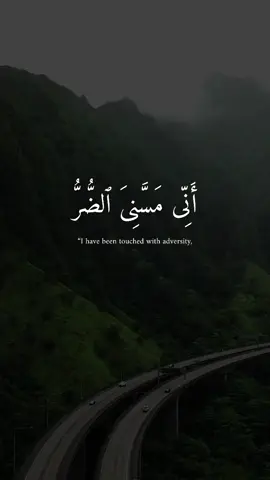 وأيوب اذ نادي ربه اني مسني الضر وانت ارحم الراحمين 🤍  #ناصر_القطامي #foryou #fyp #قران 