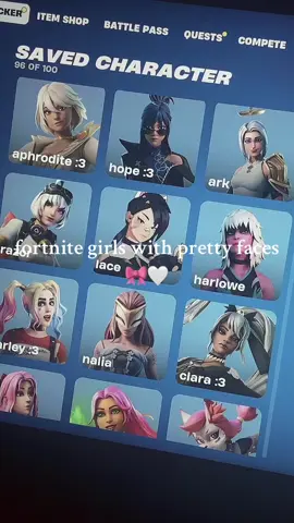 pretty fortnite girls!! #fortnite #girlytok #fortnitegirl #girlgamer #slay #fortnitegirlies #fortniteskins 