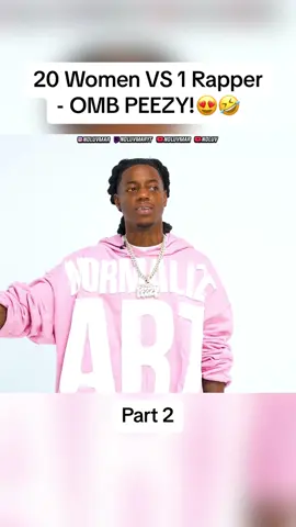 20 Women VS 1 Rapper - OMB PEEZY! 😍🤣 #foryou #foryoupage #blinddate #dating #fyp 