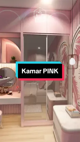 SERBA PINK! Untuk kamar cewek. Ada yang suka warna pink di sini ? Klo mimin sih suka nya warna abu2 🤭 #kamar #kamartidur #kamarminimalis #dekorasikamar #reels #kamarcewek 